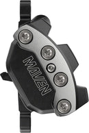 SRAM Maven Ultimate Disc Brake Caliper Assembly - Front/Rear Post Mount 4-Piston Silver/BLK A1