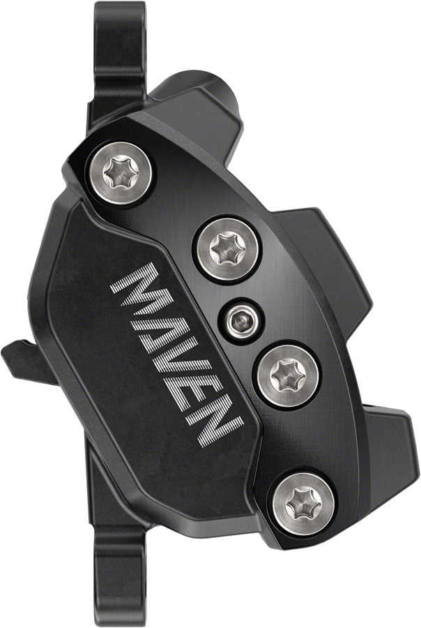 SRAM Maven Silver Disc Brake Caliper Assembly - Front/Rear Post Mount 4-Piston BLK A1
