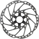 Shimano SM-RT64-L Disc Brake Rotor External Lockring - 203mm Center Lock Silver