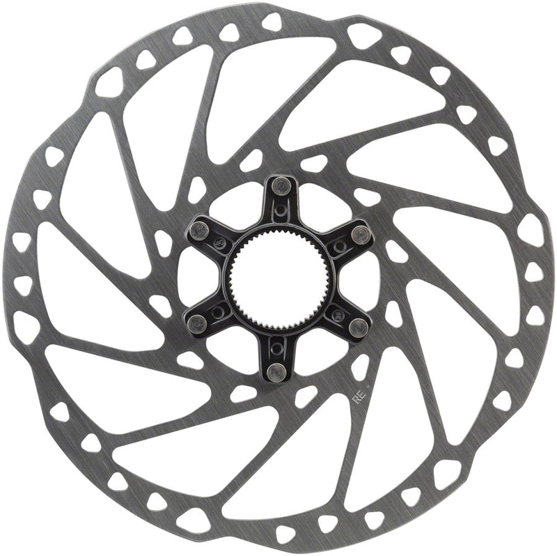 Shimano SM-RT64-L Disc Brake Rotor External Lockring - 203mm Center Lock Silver