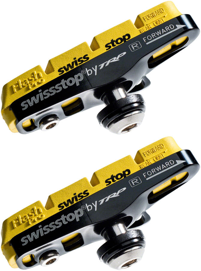 SwissStop Full FlashPro Brake pads for carbon rims Shimano Yellow King Pair