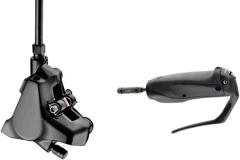 TRP HD-T910 TT Disc Brake and Lever - Front Hydraulic Flat Mount Black