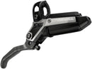SRAM Code Ultimate Stealth Disc Brake Lever - Rear Post Mount 4-Piston Carbon Lever Titanium Hardware BLK/Silver C1