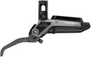 SRAM Code Ultimate Stealth Disc Brake Lever - Rear Post Mount 4-Piston Carbon Lever Titanium Hardware BLK/Silver C1