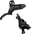 SRAM Level Silver Stealth Disc Brake Lever - Rear Post Mount 2-Piston Aluminum Lever SS Hardware BLK C1