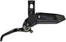 SRAM Level Silver Stealth Disc Brake Lever - Front Post Mount 4-Piston Aluminum Lever SS Hardware BLK C1