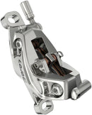 SRAM Level Ultimate Stealth Disc Brake Lever - Rear Post Mount 4-Piston Carbon Lever Titanium Hardware BLK/Silver C1