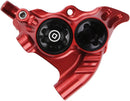 Hope RX4+ Disc Brake Caliper - Rear Flat Mount Direct +20mm DOT Type Red