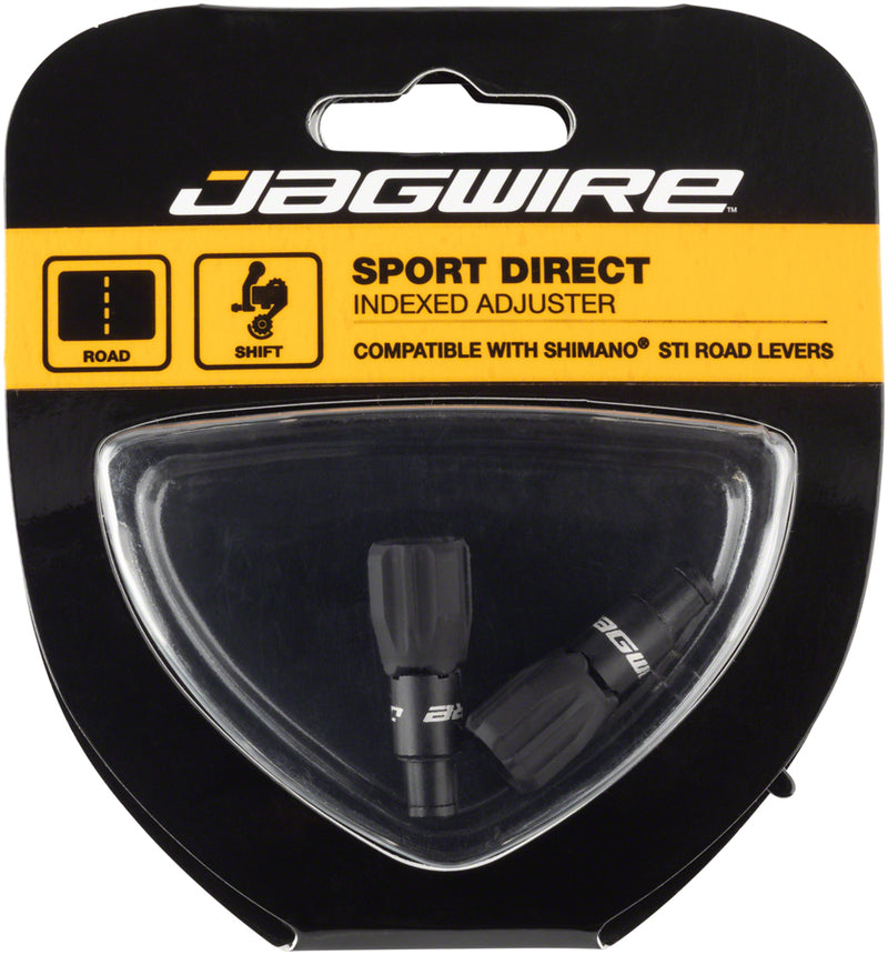 Jagwire Sport 4mm Direct Rocket II Cable Tension Adjusters Pair Black