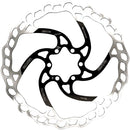 Galfer 180mm Rotor 6-Bolt  1.8mm Black/Silver