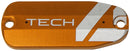 Hope Tech 4 Brake Lever Reservoir Lid - Orange Pair