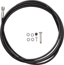 Magura Hydraulic Brake Hose - 2500mm For MT4 to MT TRAIL SL Pressed Banjo Fitting BLK