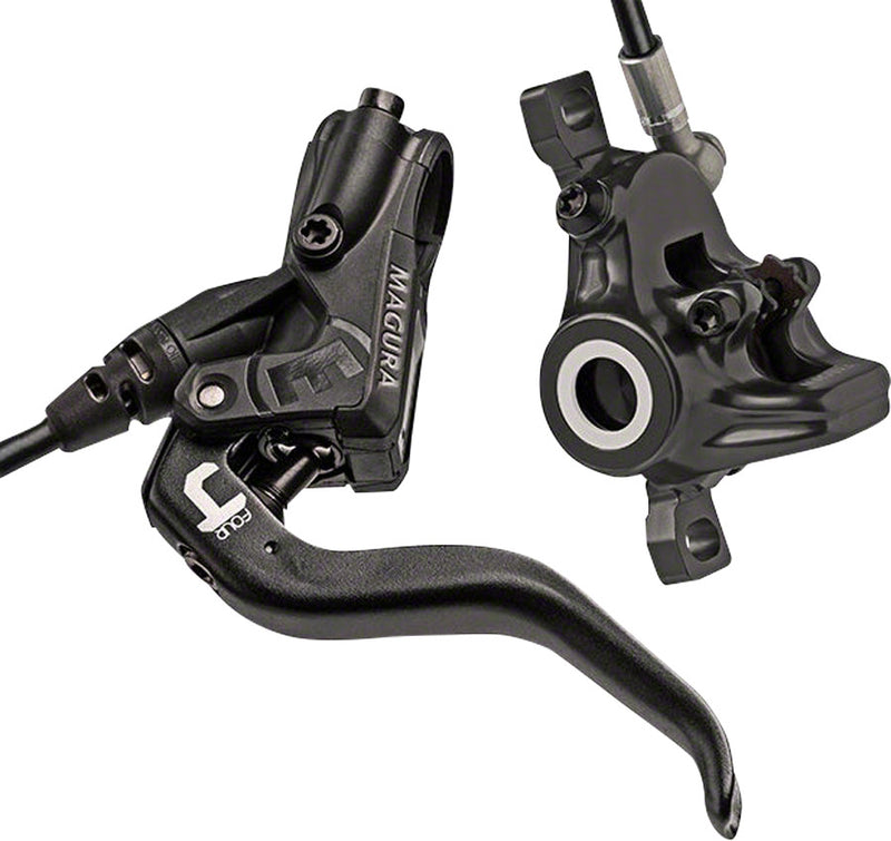Magura MT4 Disc Brake and Lever - Front or Rear Hydraulic Post Mount Black