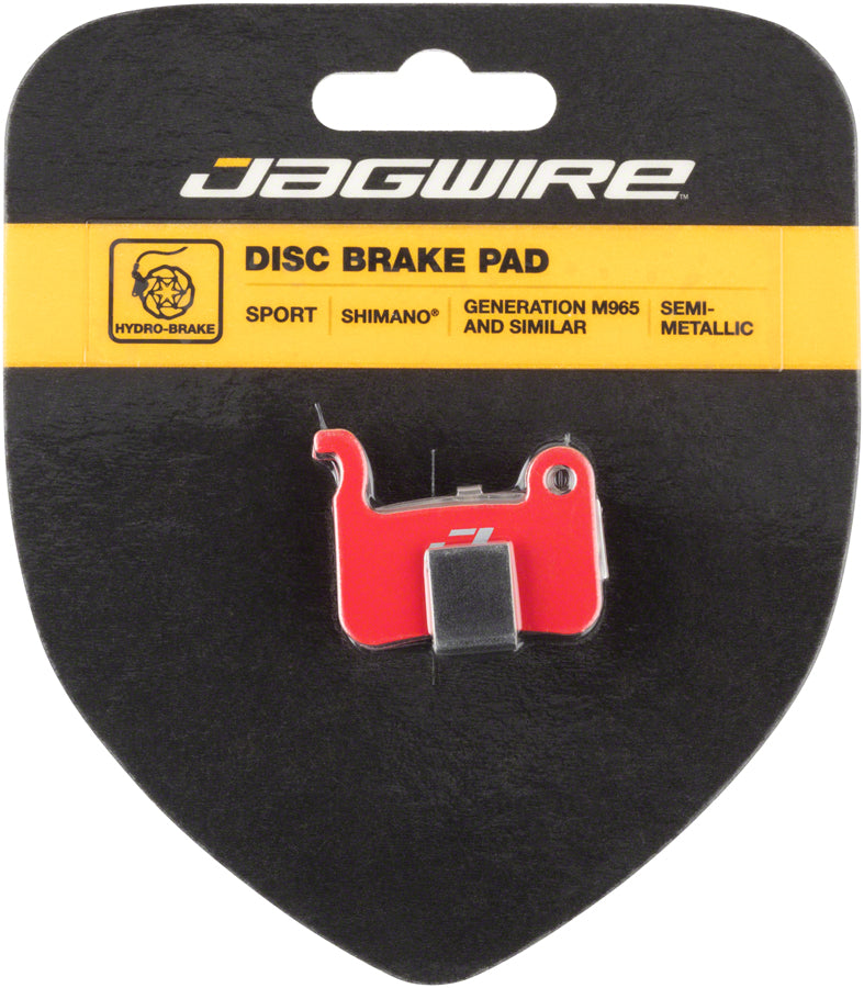 Jagwire Sport Semi-Metallic Disc Brake Pads - For Shimano XTR M965/M966/M975 SLX M665 Saint M800 Deore XT M765/M775/M776
