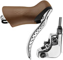 TRP Hylex RS Disc Brake and Lever - Rear Hydraulic Flat Mount Gum/Silver