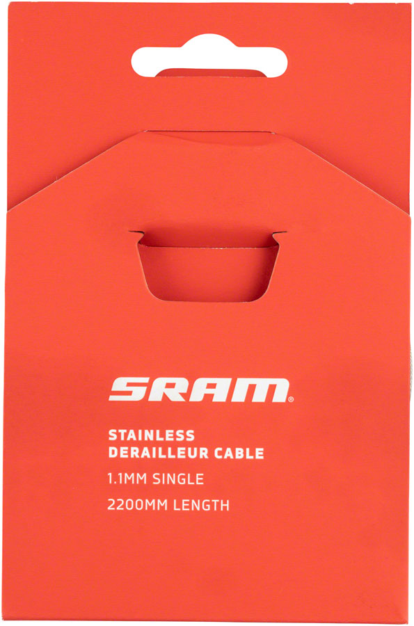 SRAM Stainless Steel Shift Cables - 1.1mm 2200mm Length Silver
