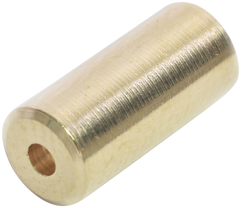 Wheels Manufacturing Cable Housing Ferrule - Brass 4mm Bottle of 50