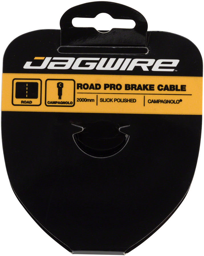 Jagwire Pro Brake Cable 1.5x2000mm Pro Polished Slick Stainless Campagnolo