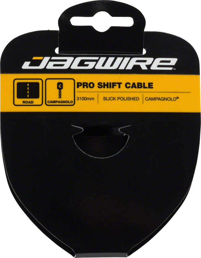 Jagwire Pro Shift Cable - 1.1 x 3100mm Polished Slick Stainless Steel For Campagnolo