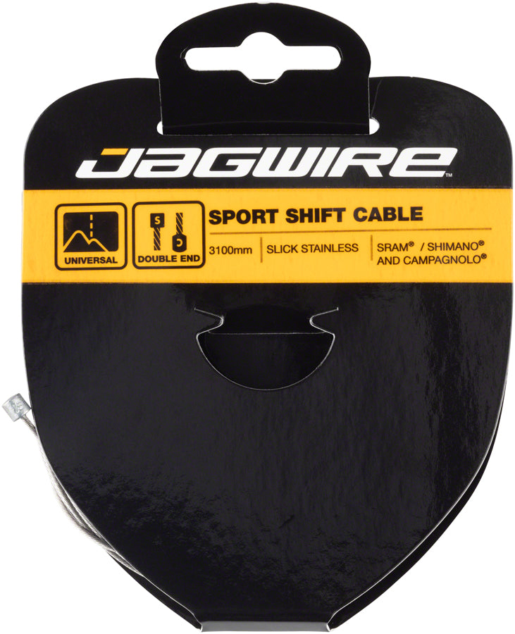 Jagwire Sport Shift Cable - 1.1 x 3100mm Slick Stainless Steel For SRAM/Shimano/Campagnolo