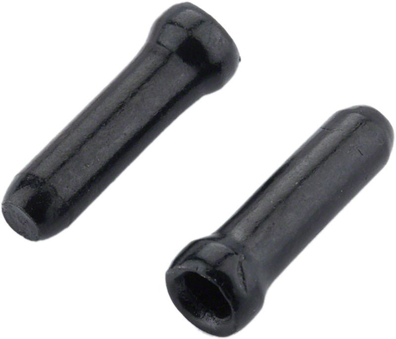 Jagwire 1.8mm Cable End Crimps Black Bag of 20