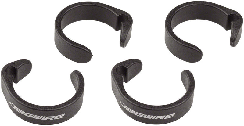 Jagwire Clip Ring for E-Bike Control Wires - 19.0-22.2mm Black Pack/4