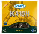 KMC 415H Chain - Single Speed 1/2" x 3/16" 98 Links Black