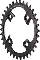 Wolf Tooth 88 BCD Chainring - 32t 88 BCD 4-Bolt Drop-Stop For Shimano XTR M985 BLK