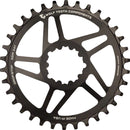 Wolf Tooth Direct Mount Chainring - 34t SRAM Direct Mount Drop-Stop For SRAM 3-Bolt Cranksets 6mm Offset BLK