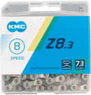 KMC Z8.3 Chain - 8-Speed 116 Links Gray
