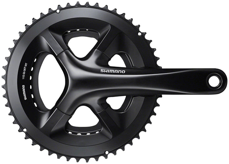 Shimano 105 FC-RS510 Crankset - 165mm 11-Speed 50/34t 110 Asymmetric BCD Hollowtech II Spindle Interface BLK