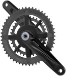 Full Speed Ahead Gossamer Pro Modular AGX+ Crankset - 170mm 11/12-Speed 46/30t DM/90 BCD 386 EVO Spindle Interface BLK