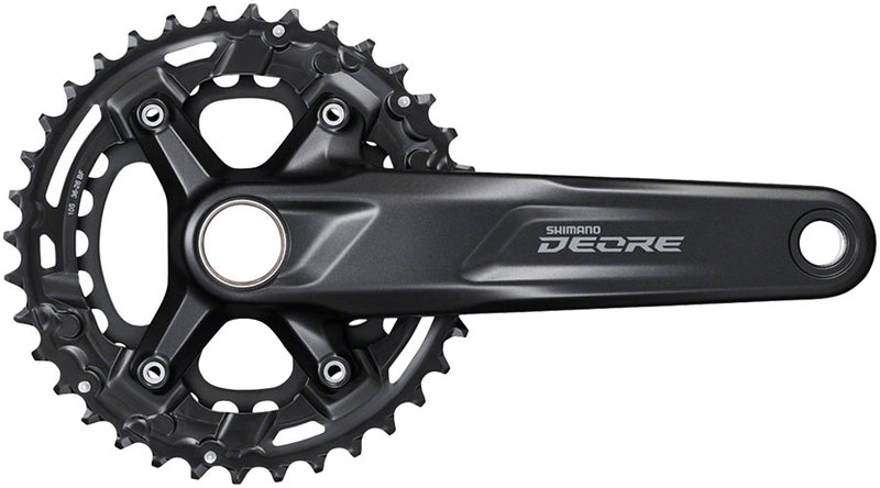 Shimano Deore FC-M4100-2 Crankset - 175mm 10-Speed 36/26t 96/64 BCD For 48.8mm Chainline BLK