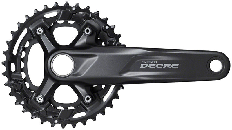 Shimano Deore FC-M5100-B2 Crankset - 175mm 11-Speed 36/26t 96/64 BCD Hollowtech II Spindle Interface BLK