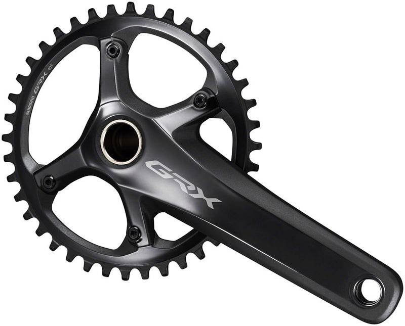 Shimano GRX FC-RX810-1 Crankset - 170mm 11-Speed 42t 110 BCD Hollowtech II Spindle Interface BLK