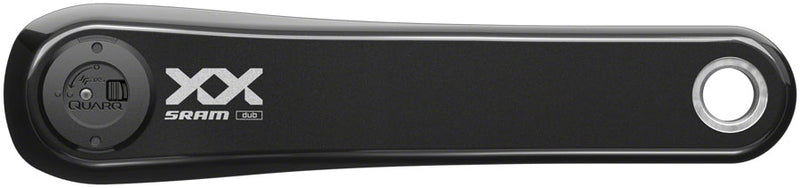 SRAM XX Eagle T-Type AXS Wide Left Crank Arm Power Meter Spindle - 170mm 12-Speed DUB Spindle Interface Carbon BLK D1