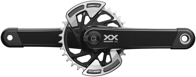 SRAM XX Eagle T-Type AXS Power Meter Wide Crankset - 170mm 12-Spd 32t Chainring Direct Mount 2-Guards PM DUB Spindle BLK