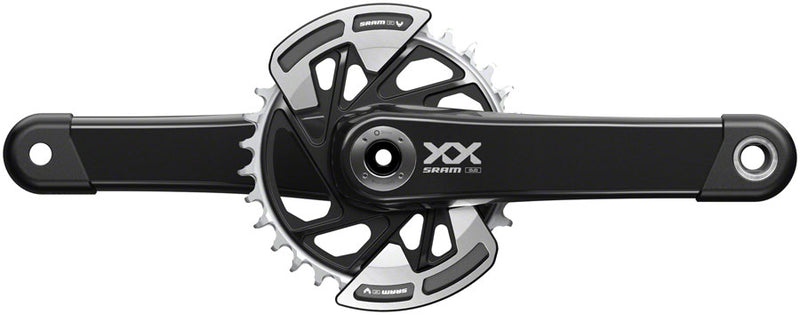 SRAM XX Eagle T-Type Wide Crankset - 165mm 12-Speed 32t Chainring Direct Mount 2-Guards DUB Spindle Interface BLK