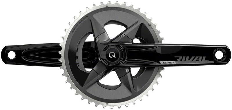 SRAM Rival AXS Wide Power Meter Crankset - 160mm 12-Speed 43/30t Yaw 94 BCD DUB Spindle Interface BLK D1