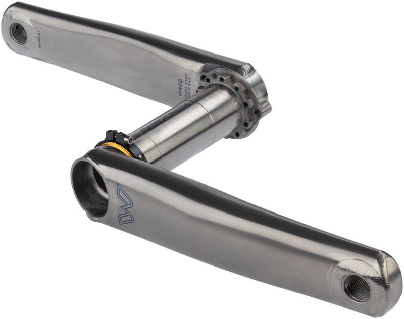 Cane Creek eeWings All-Road Titanium Crankset - 170mm Direct Mount 30mm Spindle Brushed Titanium