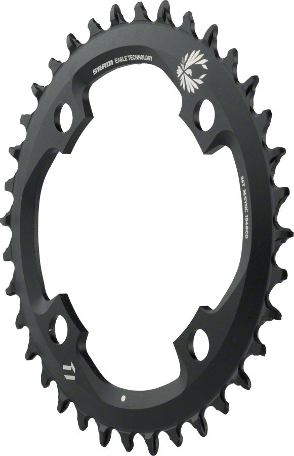 SRAM X-Sync 2 Eagle Chainring - 36 Tooth 104mm BCD 12-Speed Black