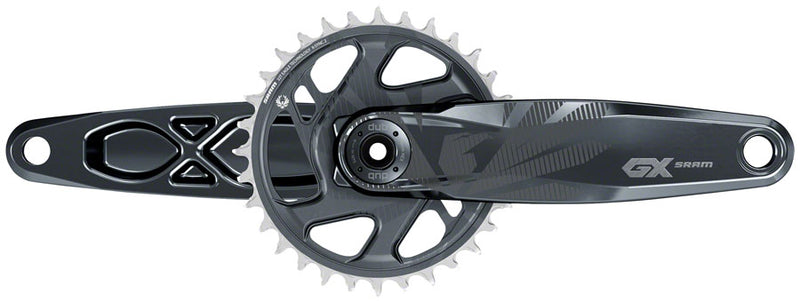 SRAM GX Eagle Fat Bike Crankset - 165mm 12-Speed 30t Direct Mount DUB Spindle Interface For 190mm Rear Spacing Lunar