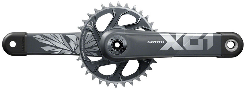 SRAM X01 Eagle SuperBoost+ Crankset - 170mm 12-Speed 32t Direct Mount DUB Spindle Interface Lunar/Polar C2
