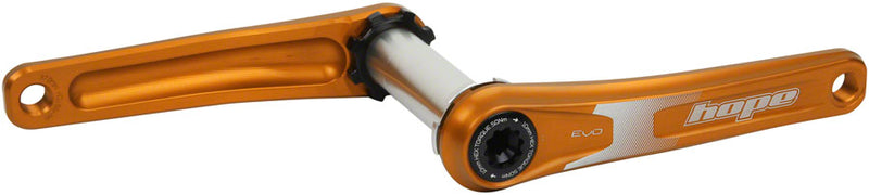 Hope Evo Crankset - 175mm Direct Mount 30mm Spindle For 135/142/141/148mm Rear Spacing Orange