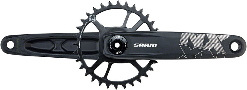 SRAM NX Eagle Boost Crankset - 165mm 12-Speed 32t Direct Mount DUB Spindle Interface BLK