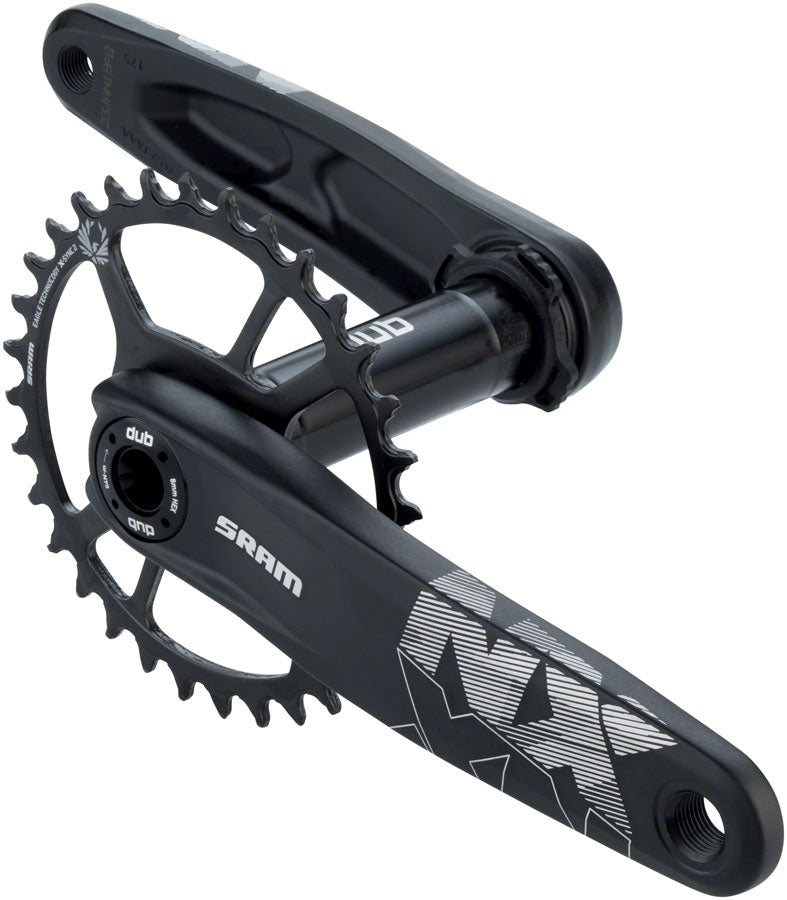 SRAM NX Eagle Fat Bike Crankset - 165mm 12-Speed 30t Direct Mount DUB Spindle Interface BLK