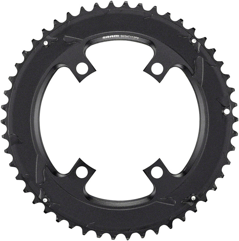 SRAM 11-Speed 50t 110mm Asymmetric Chainring Black