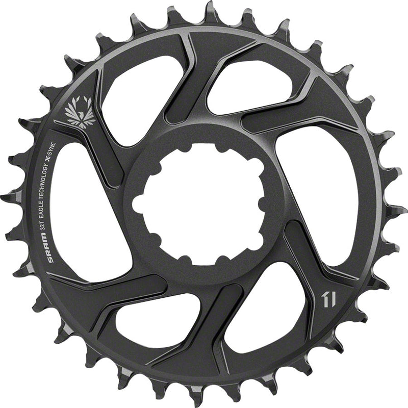 SRAM X-Sync 2 Eagle Direct Mount Chainring - 30 Tooth 3mm Boost Offset 12-Speed BLK
