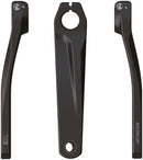 Full Speed Ahead CK-752 Shimano STEPS Ebike Crank Arm Setet - 165mm Fits Shimano Hollowtech II BLK