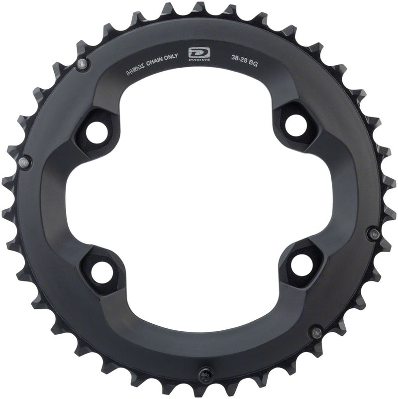 Shimano Deore FC-M6000 Chainring - 34t 10-Speed 96mm Asymmetric BCD 34-24t Set